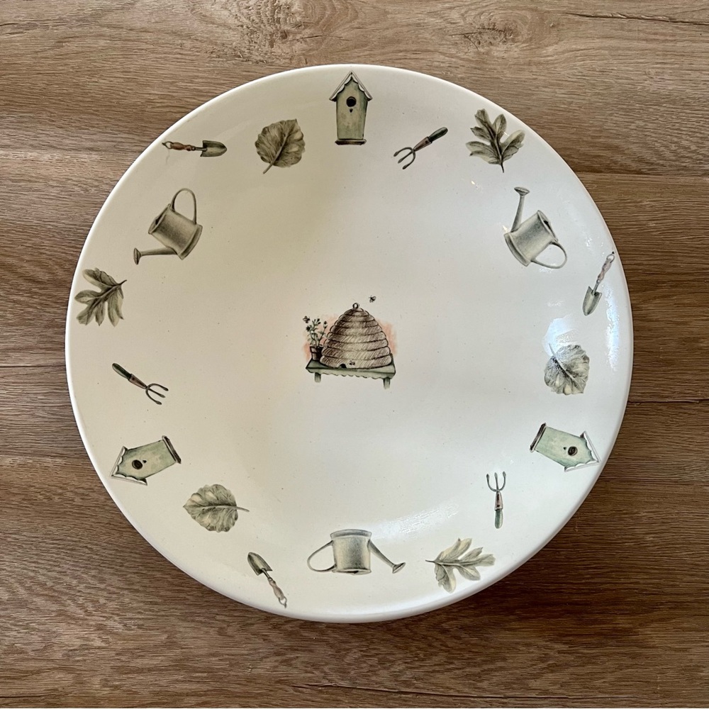 Vintage Pfaltzgraff Naturewood Pasta Salad Serving‎ Bowl 12”